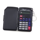 Kulcstartóra szerelhető 8 számjegyű zsebszámológép