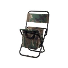 Összecsukható horgász szék praktikus tárolóval
