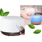 Több színben világító aromaterápiás párásító távirányítóval