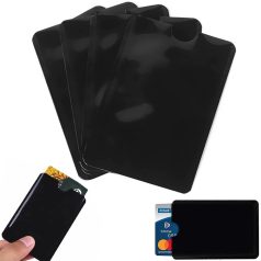 Lopásgátlós bankkártya tartó 4 darabos szettben