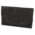 Felakasztható és kinyitható rendszerező tartó kozmetikumoknak - 64 cm x 26cm - fekete színben