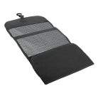 Felakasztható és kinyitható rendszerező tartó kozmetikumoknak - 64 cm x 26cm - fekete színben