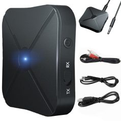   Deluxe bluetooth-os audió adó-vevő adapter RX - TX mód, audio eszközökhöz 