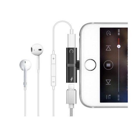 iPhone, iPad kábel elosztó - zenehallgatás és töltés egy időben