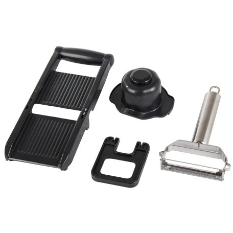 Zöldségszeletelő ajándék hámozóval