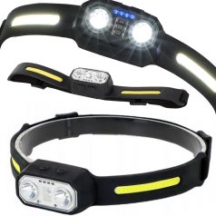 Dupla LED-es fejlámpa oldalsó világítással