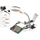 Univerzális állvány forrasztáshoz nagyítóval - 11x/4,5x