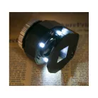 Ékszerész 30x mikroszkóp 3 LED-el és UV fénnyel praktikus tárolóban