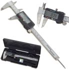 Elektronikus nagy pontosságú tolómérő praktikus tartóban LCD kijelzővel - 150 mm