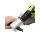 Fúróra szerelhető lemezvágó fej