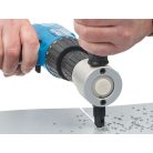 Fúróra szerelhető lemezvágó fej