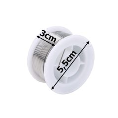 Forrasztó cin 1mm, 80g