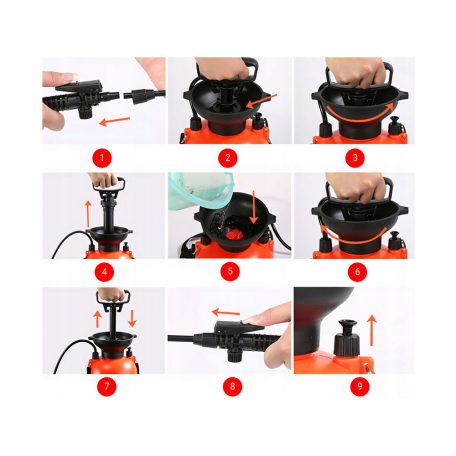 Kerti kézi permetező 8l