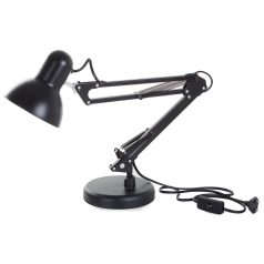   Állítható asztali lámpa fekete színben kapcsolóval - 40W