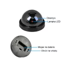 Dóm álkamera villogó piros LED-el