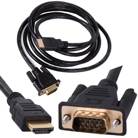 HDMI-VGA kábel - 2m, Full HD