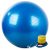 Nagyméretű felfújható fitnesz labda pumpával kék színben - 65 cm