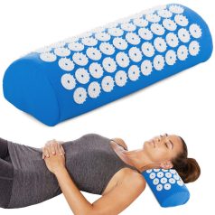  Akupresszúrás masszázspárna a fájdalom és stressz leküzdésére kék színben - 38 cm
