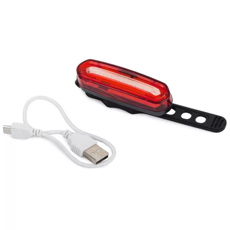 Újratölthető COB LED-es piros hátsó lámpa kerékpárra