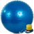 Nagyméretű felfújható fitnesz labda pumpával kék színben - 70 cm