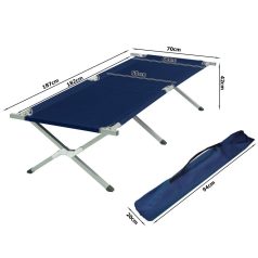 Összecsukható kemping ágy hordtáskával