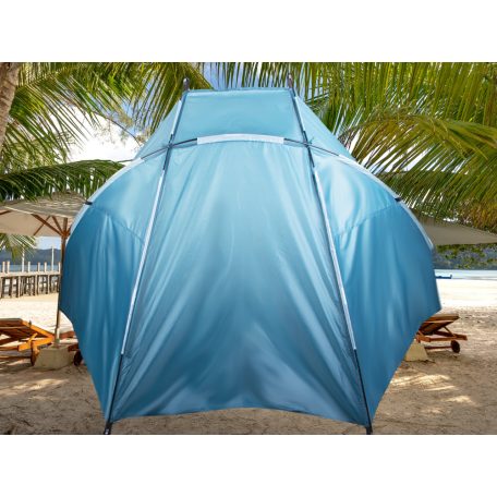 Strandsátor kék színben - 200 cm x 100  cm x 110 cm