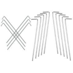 10 darabos rögzítőelem készlet sátrakhoz