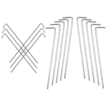 10 darabos rögzítőelem készlet sátrakhoz