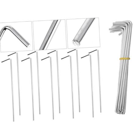 10 darabos rögzítőelem készlet sátrakhoz