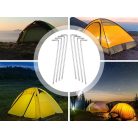 10 darabos rögzítőelem készlet sátrakhoz