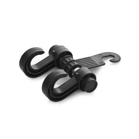 Autós fejtámlára szerelhető dupla táska- vagy szatyortartó