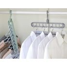 Multifunkciós ruharendező fogas zöld színben - 2 db