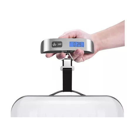 Elektronikus poggyászmérleg LCD kijelzővel - 50 kg