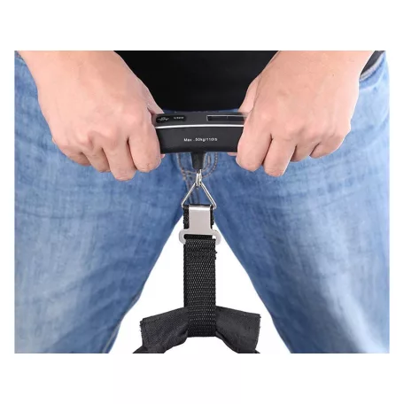 Elektronikus poggyászmérleg LCD kijelzővel - 50 kg