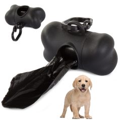   Merev tartó a kutya ürülékének összeszedéséhez használható zsákhoz + 15 zsák ajándékba