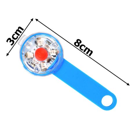 Nyakörvre szerelhető világítás kisállatoknak
