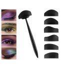 Szilikon sablon készlet szemhéjfestéshez 6 különböző kontúr sablonnal