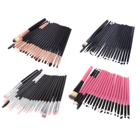 20 darabos professzionális sminkecset készlet