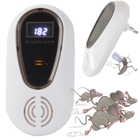Ultrahangos kártevőriasztó LED kijelzővel - 40 W