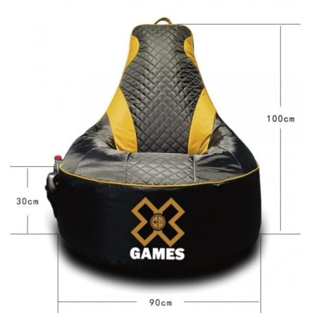 Gamer Orange XXL babzsákfotel + Ajándék Puff