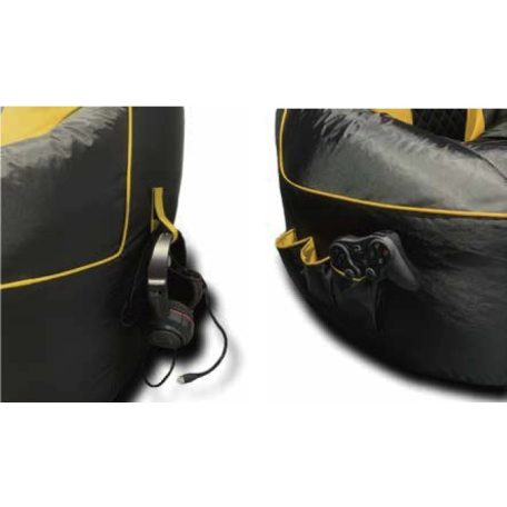 Gamer Green XXL babzsákfotel + Ajándék Puff