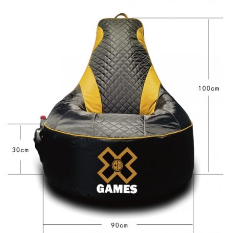 Gamer Green XXL babzsákfotel + Ajándék Puff