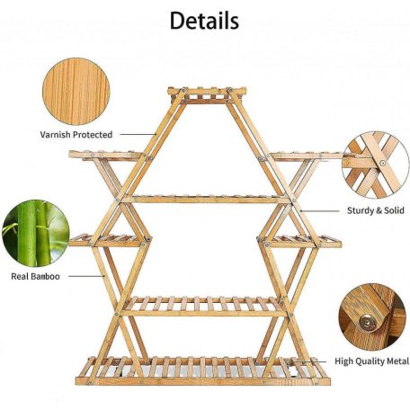 Hatszintes Csillag Virágtartó Állvány - Exclusive serie
