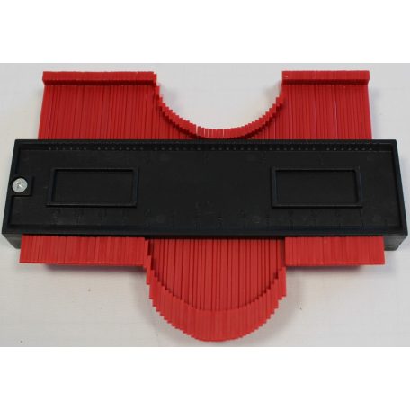 15 cm-es kontúrmérő / másolósablon - beépített vonalzóval