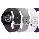 20mm-es EasyRog fekete szilikon okosóra szíj