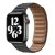 Prémium Mágneses Fekete Bőrszíj Apple Watch 42/44/45/49