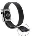 Milánó Fekete Fém Óraszíj Apple Watch 38/40/41 - mágneses