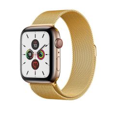   Milánó Gold Fém Óraszíj Apple Watch 38/40/41 - mágneses