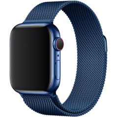   Milánó Blue Fém Óraszíj Apple Watch 42/42/45/49 - mágneses
