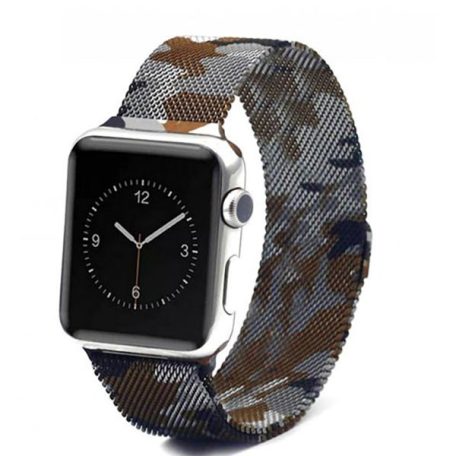 Milánó Military Fém Óraszíj Apple Watch 42/42/45/49 - mágneses